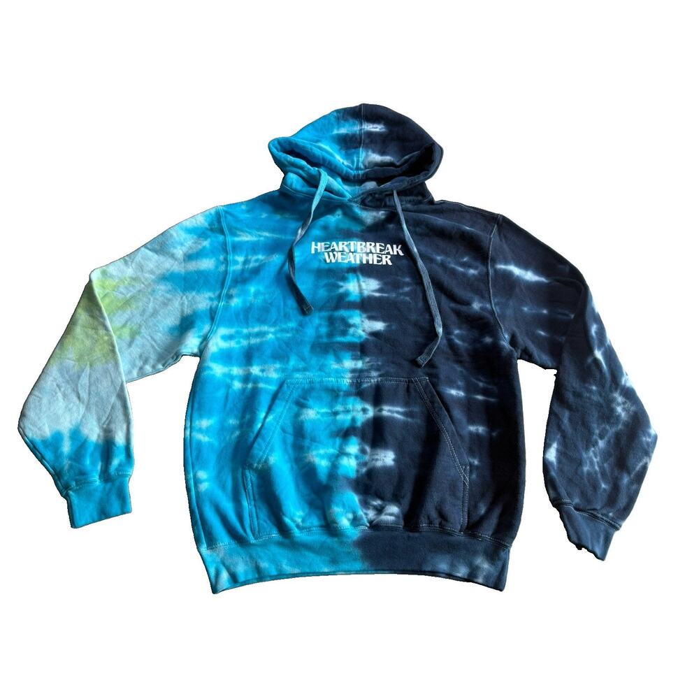 Niall Horan Heartbreak Weather UO Exclusive Tie Dye Hoodie Sweatshirt Blue S NWT - Picture 2 of 11